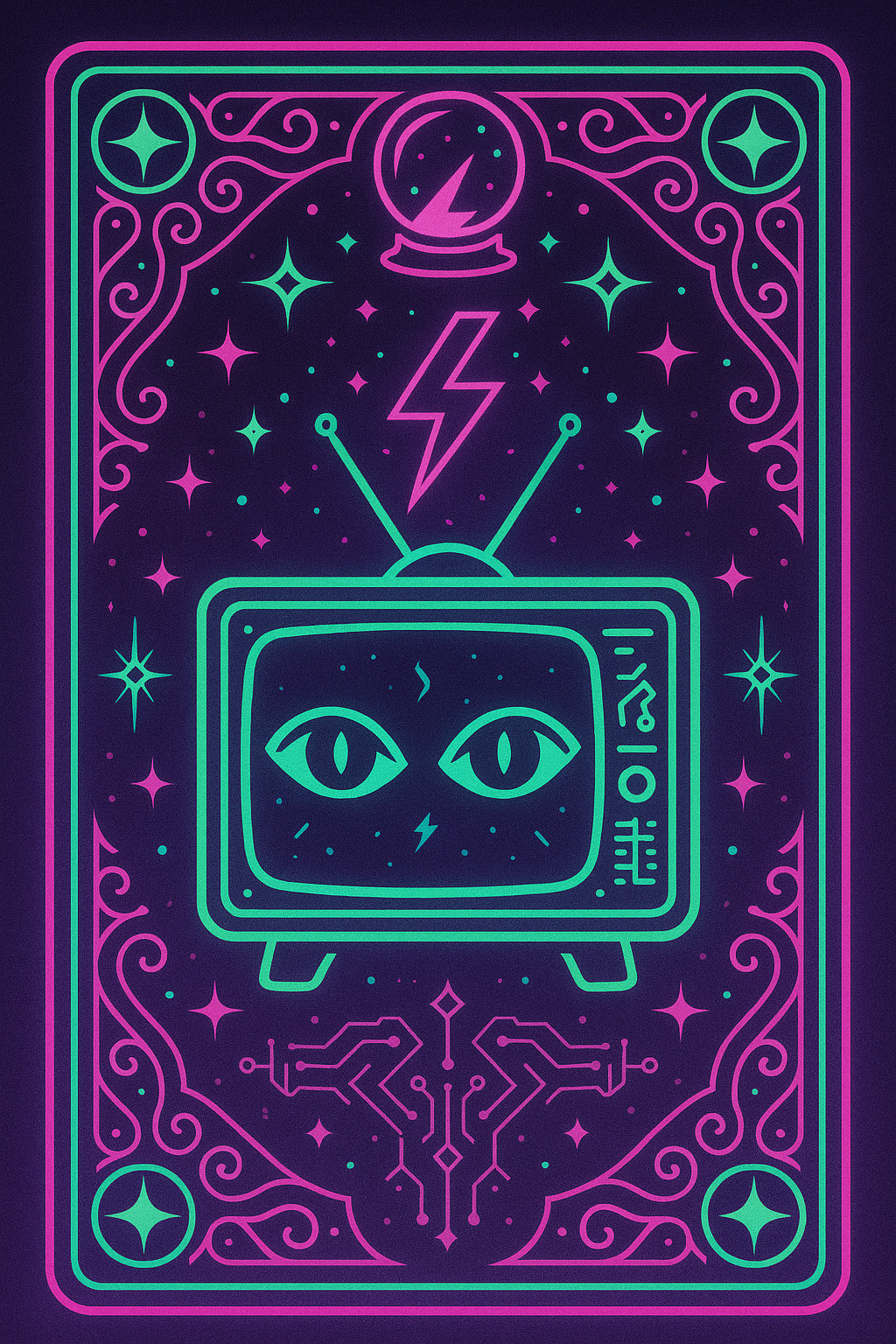 Tarot card back